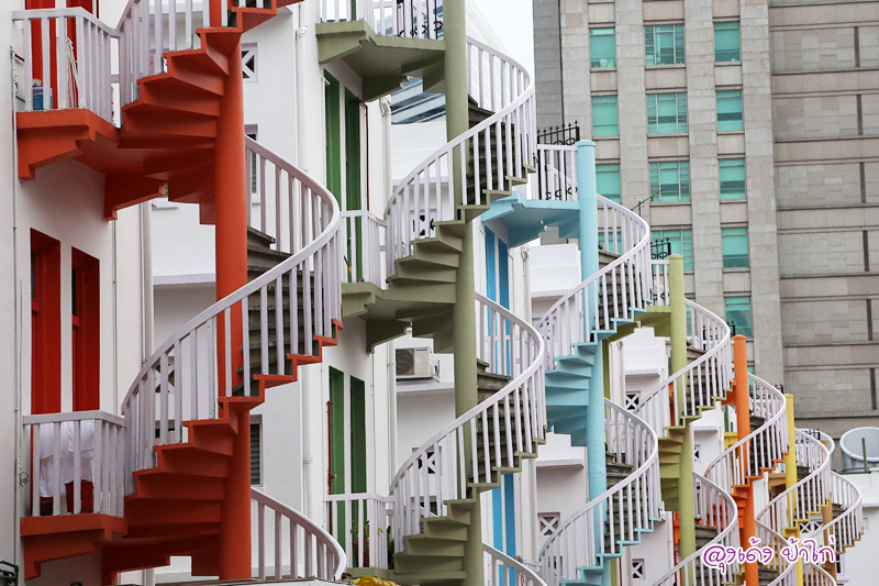 พาไปชม บันไดวน สุดเก๋ แห่งบูกิต Spiral staircases – Bugis, Singapore