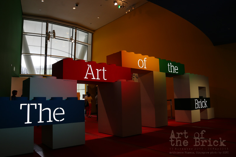 ชม The art of the brick @ ArtScience Museum วันนี้ – 26 พ.ค. 56