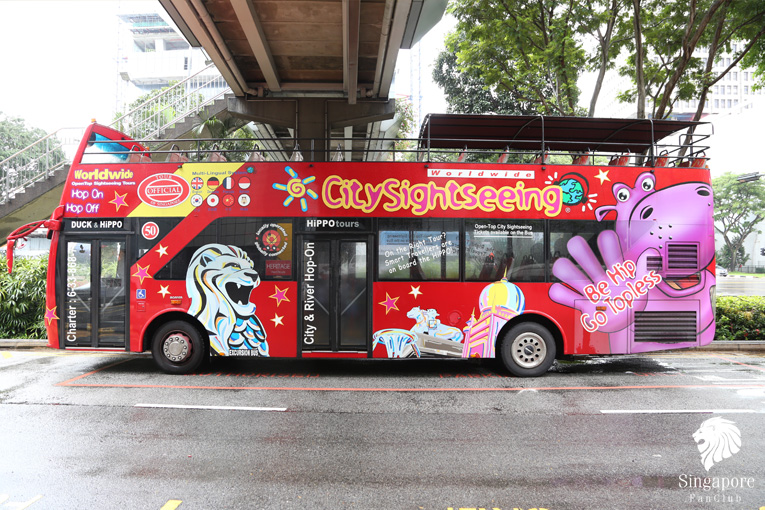 City Sightseeing บัตรเหมานั่งรถพาเที่ยวทั่วสิงคโปร์ขึ้นลงไม่จำกัด (Hop on Hop off Bus)