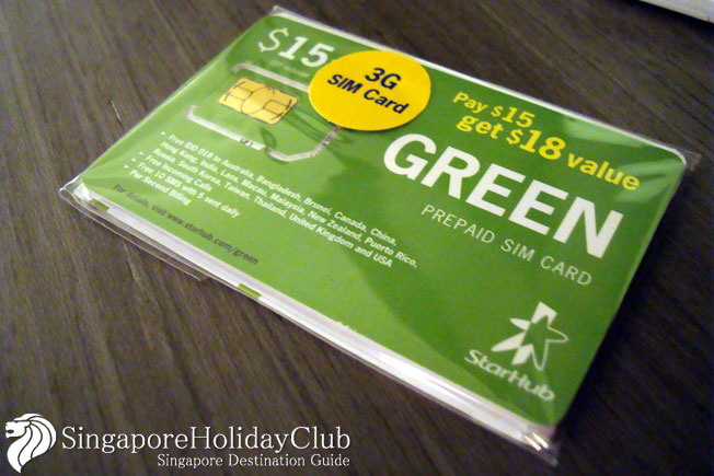 โทรกลับไทยถูก ๆ ด้วย StarHub GREEN Prepaid SIM Card